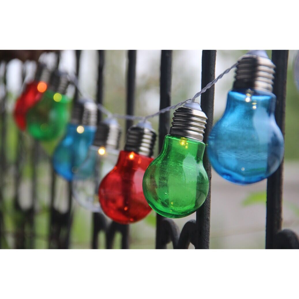 Thumbnail image for960080 20 LEDS OUTDOOR COLORFUL BULB STRING LIGHTS: 