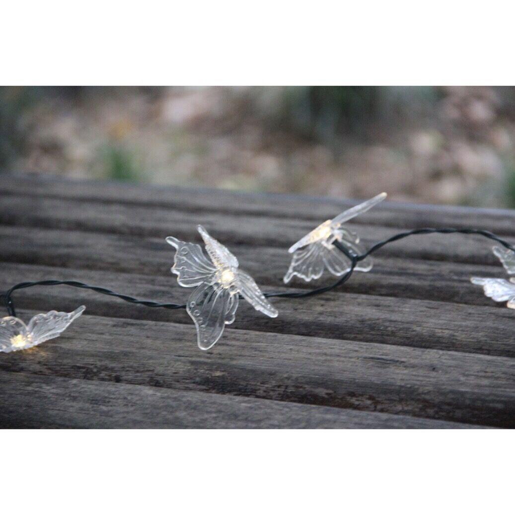 Thumbnail image for960084 50 LEDS BUTTERFLY STRING SOLAR LIGHTS: 
