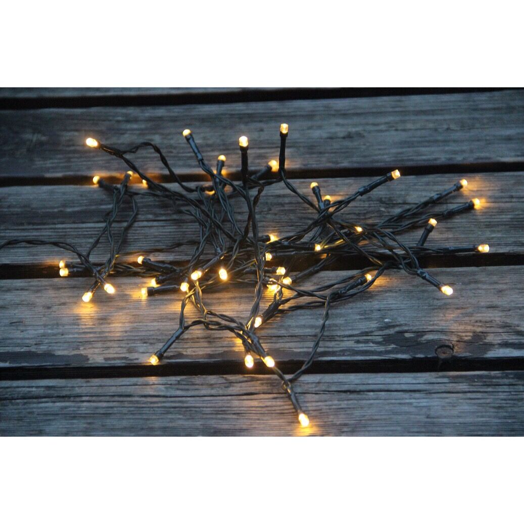 Thumbnail image for960088 50 LEDS SOLAR PANEL OUTDOOR STRING LIGHTS: 