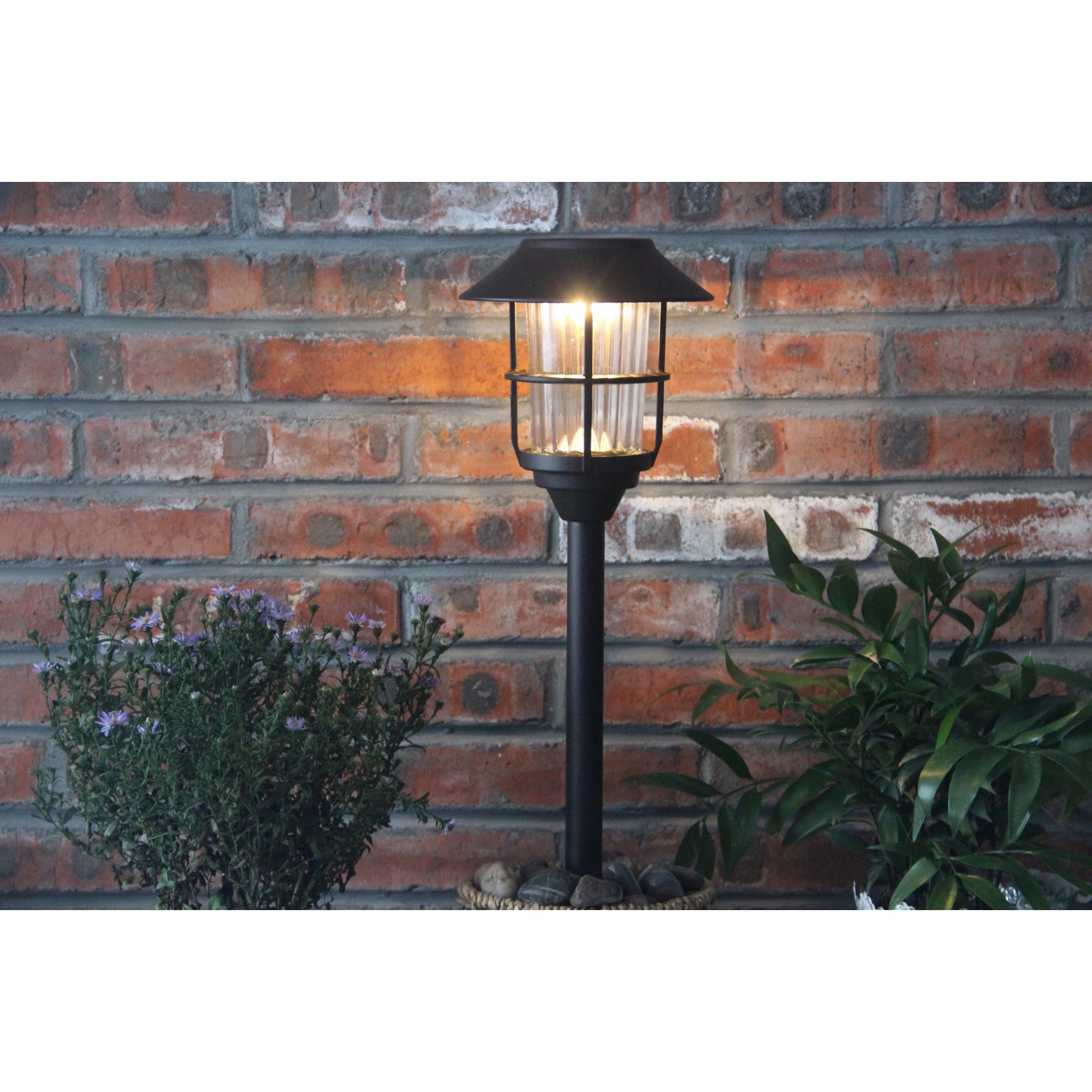 Thumbnail image for980101 WARM WHITE LED SOLAR GARDEN STAKE LIGHT: 