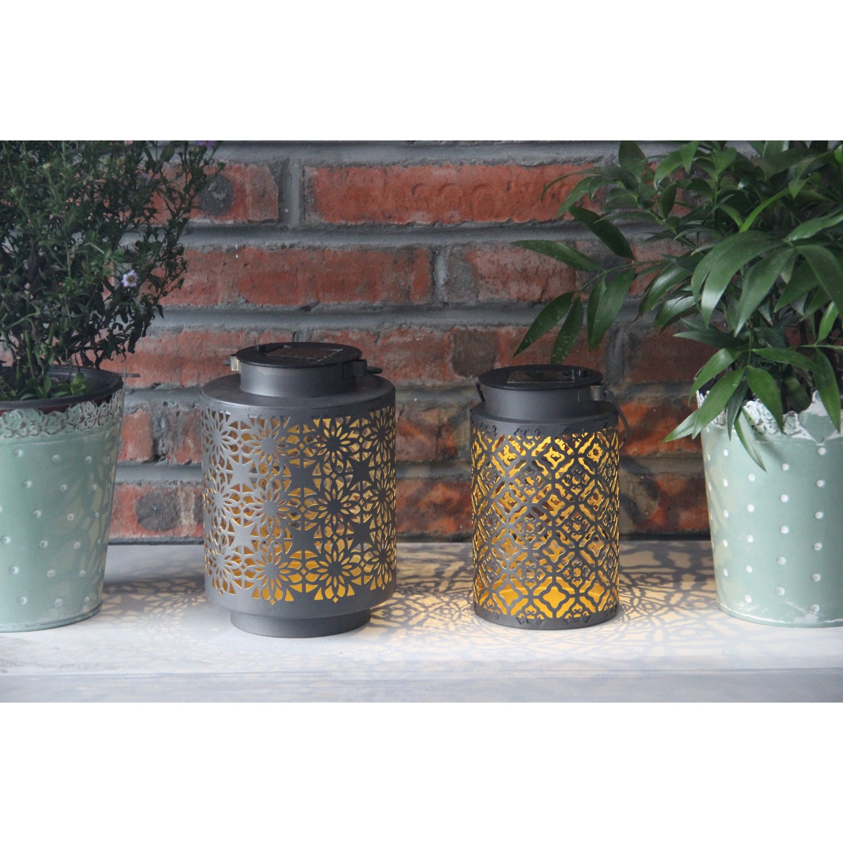 Thumbnail image for910281/910282 PILLAR SHAPE SOLAR LANTERN: 
