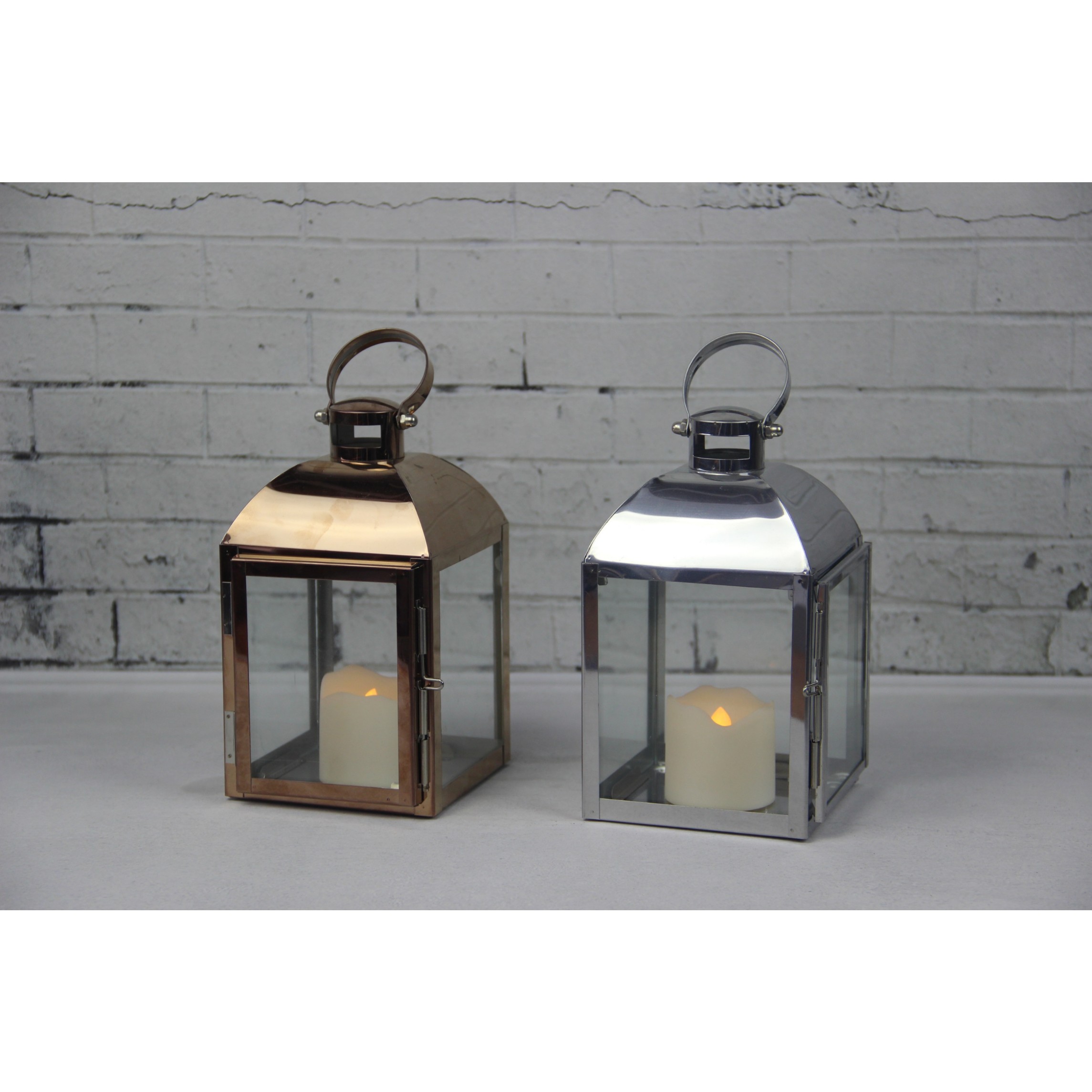 Thumbnail image for910238 SMALL STAINLESS STEEL LANTERN: 