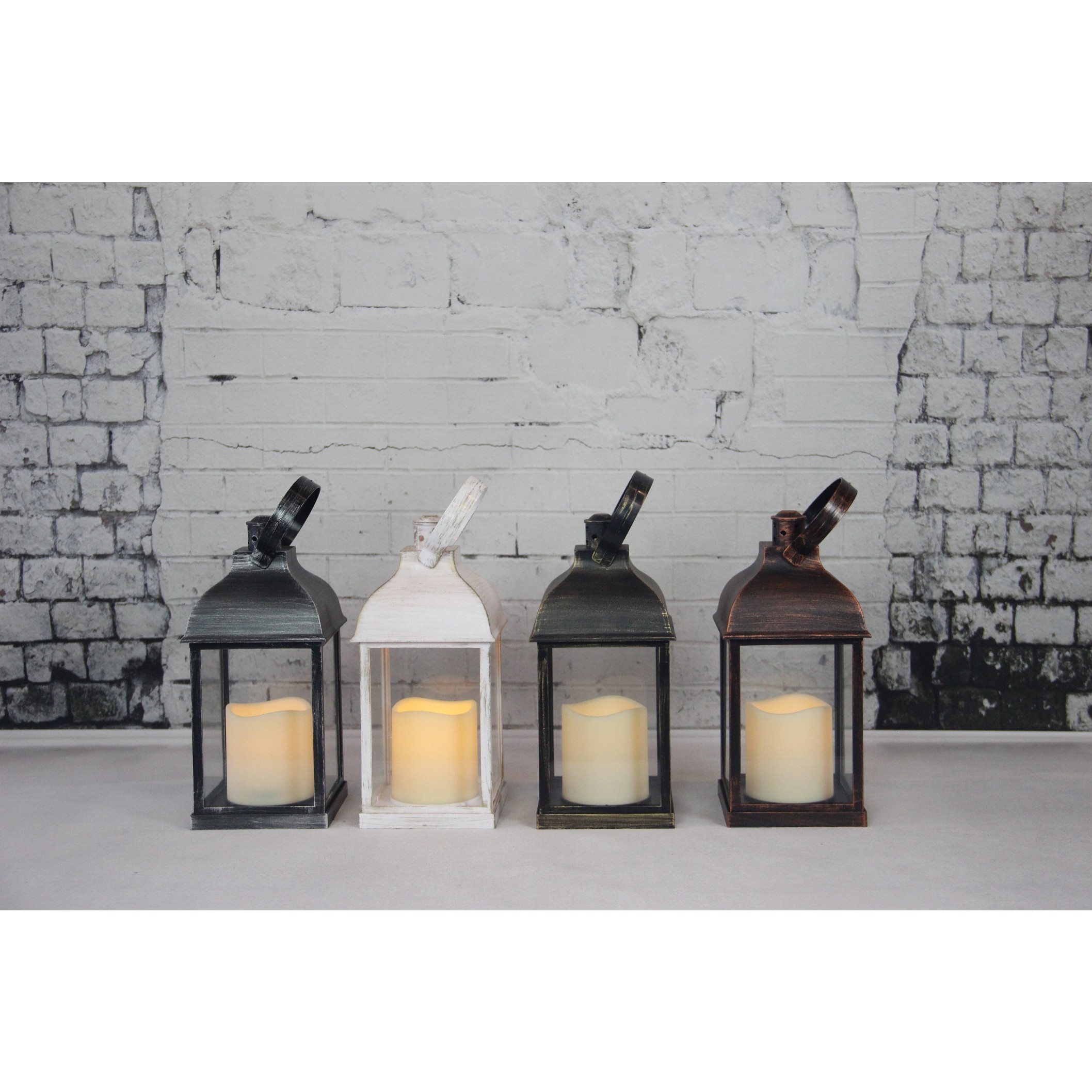 Thumbnail image for910071 PLASTIC LANTERN WITH LED CANDLE: 