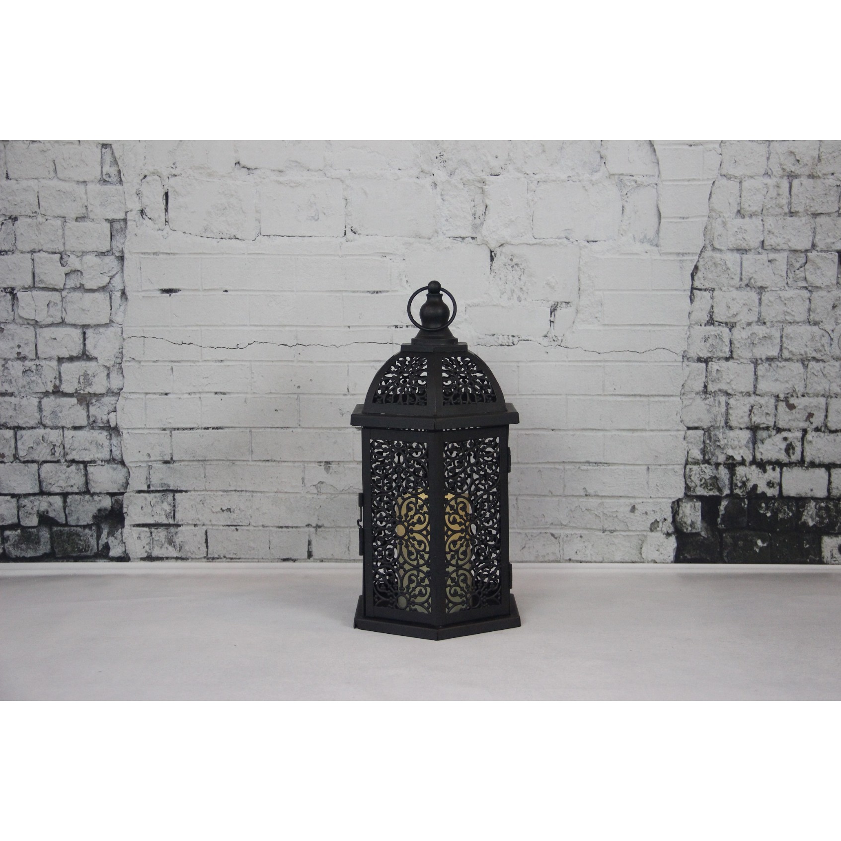910201M METAL MOROCCO LANTERN 